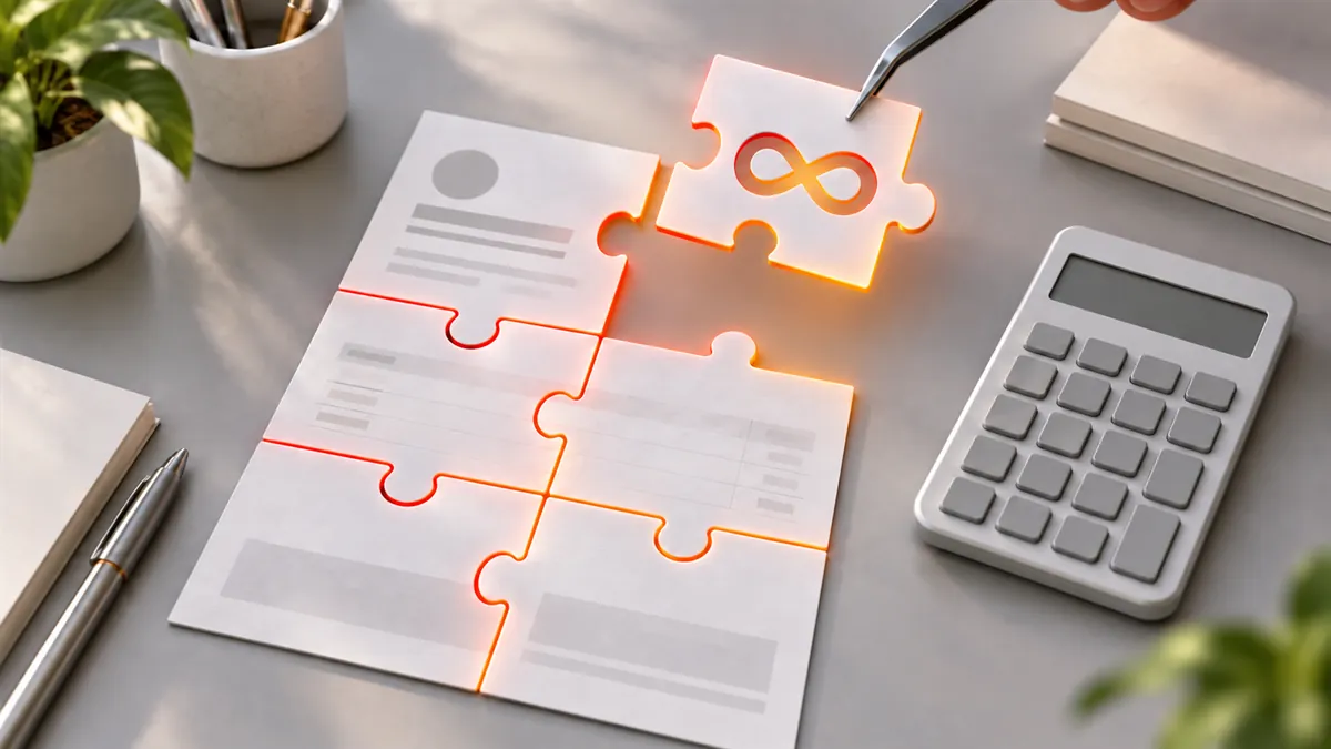 Facture en pièces de puzzle presque assemblée : le prix réel du passage à la facturation électronique pour une TPE